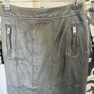 All Saints Biker Pencil Skirt